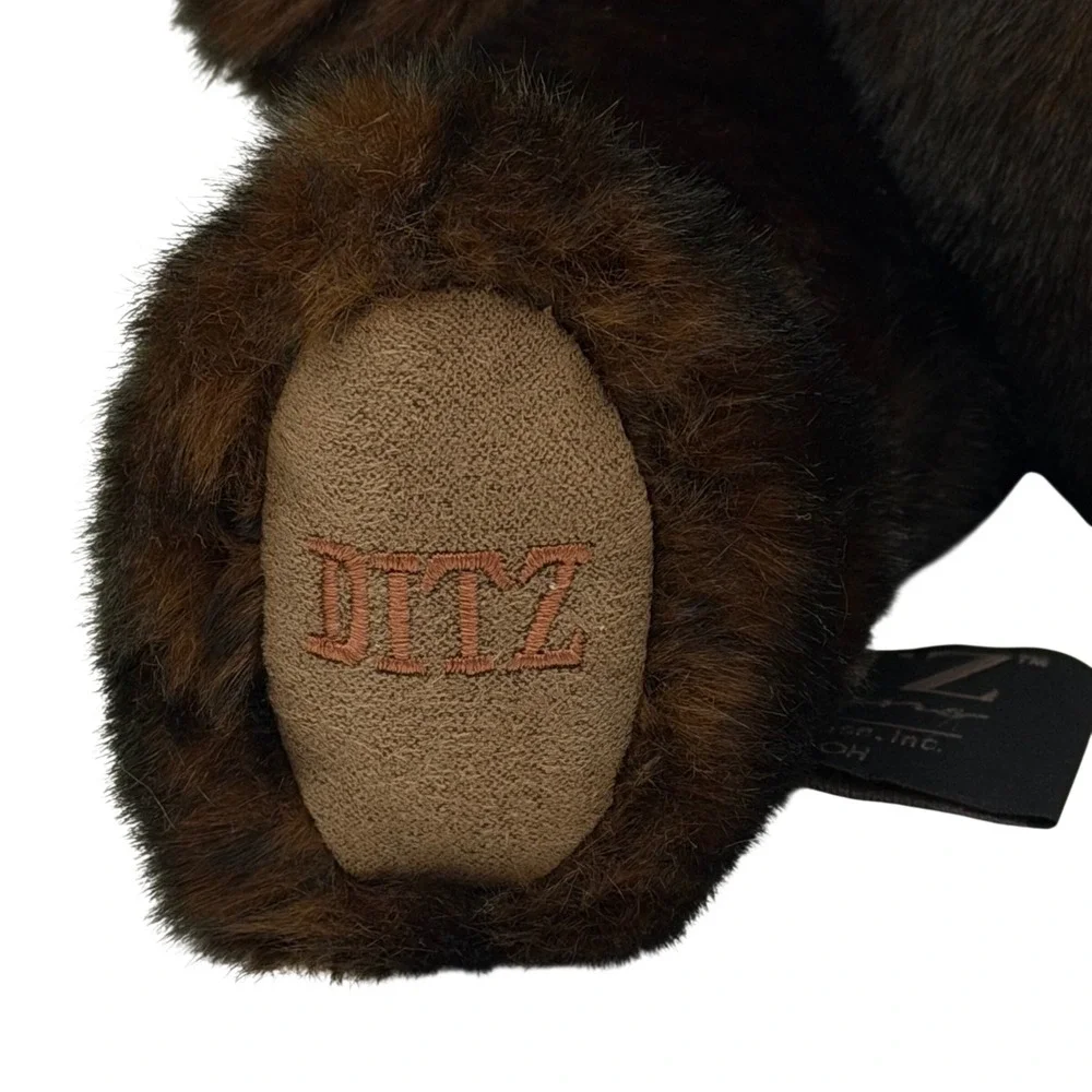 Ditz‎ Designs The Hen House Grizzly Bear Plush Jointed Stuffed Animal Realistic